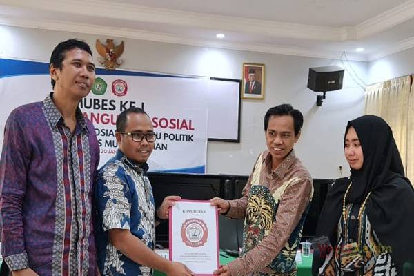 Muh Syarifuddin Menahkodai IKA Pembangunan Sosial Fisip Unmul