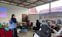 Tim Dosen Universitas Mulawarman Sosialisasikan Karakteristik Teknis Cincau Hijau kepada UMKM Desa Karang Tunggal