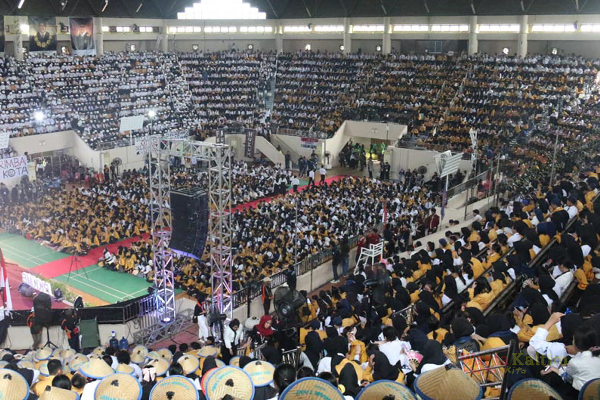Pengenalan Kehidupan Kampus Bagi Mahasiswa Baru (PKKMB) Universitas Mulawarman Tahun 2024_Sumber Humas Unmul