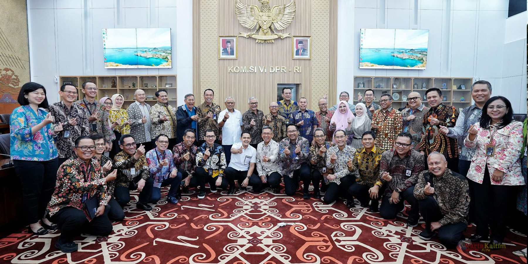 Photo Bersama Dalam Rapat Dengar Pendapat RDP antara IFG dengan Komisi VI DPR RI pada Selasa 17 September 2024