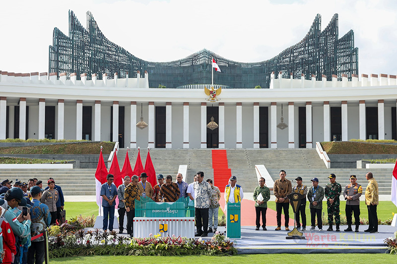 Presiden Joko Widodo Meresmikan Istana Negara