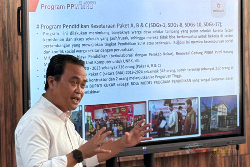 LP2M Unmul Hadirkan PT. MHU, Paparkan PPM Pertambangan Pengembangan Storytelling Desa Wisata 