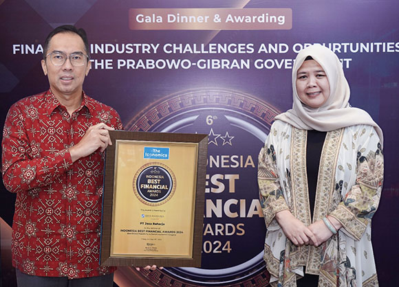 580 Jasa Raharja meraih penghargaan sebagai Best Brand Popularity