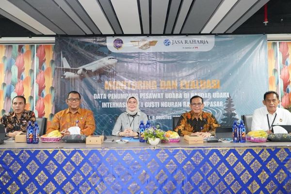 Jasa Raharja Perkuat Kolaborasi bersama stakeholder Transportasi Udara melalui Monitoring dan Evaluasi Data Penumpang Angkutan Udara Domestik di Bandara I Gusti Ngurah Rai, Bali