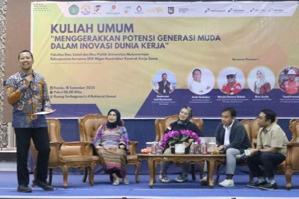 Fisip Unmul Hadirkan Partisi Industri Minyak dan Gas Bahas Potensi Generasi Muda dalam Inovasi Dunia Kerja