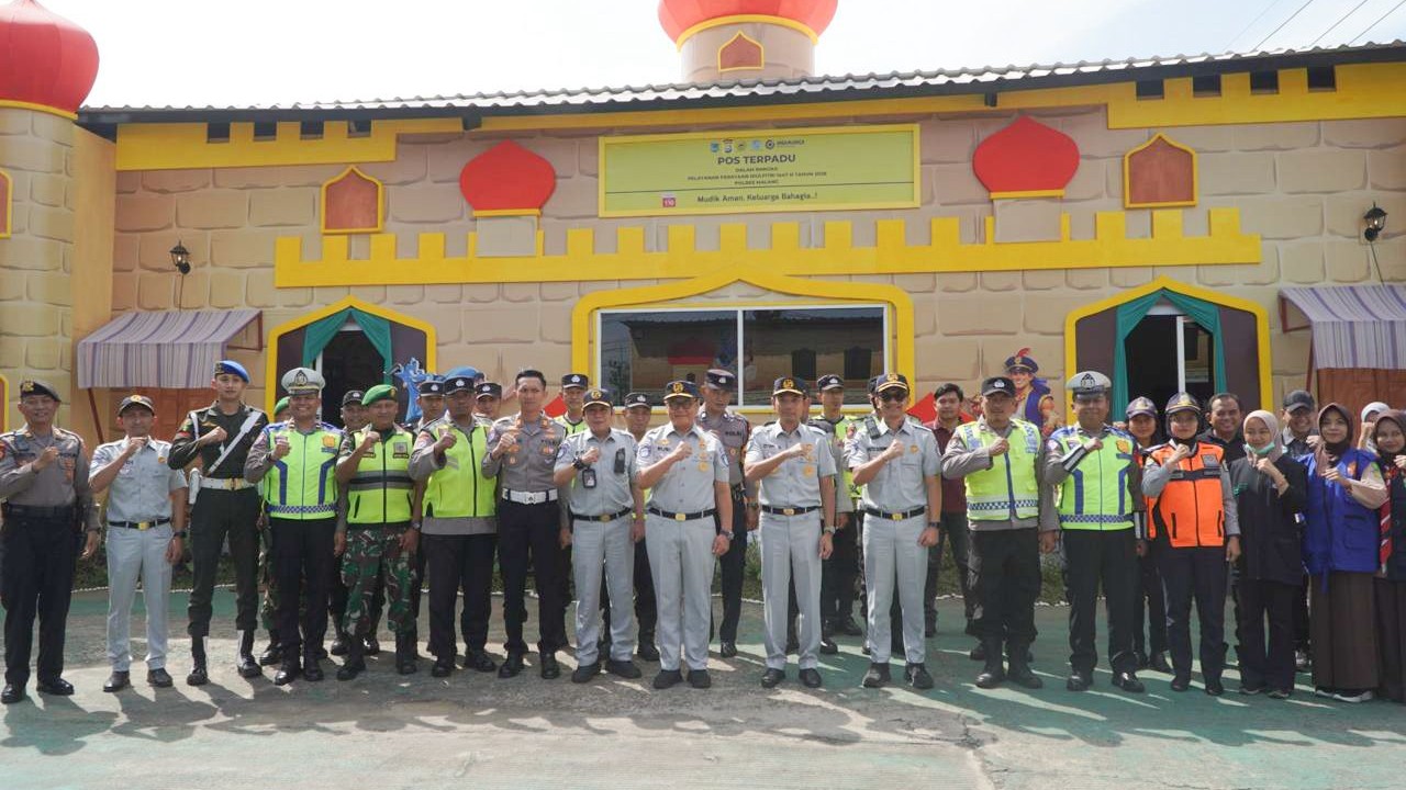 Jasa Raharja Pastikan Kesiapsiagaan Petugas di Jawa Timur lewat Peninjauan ke Pos Pelayanan Terpadu