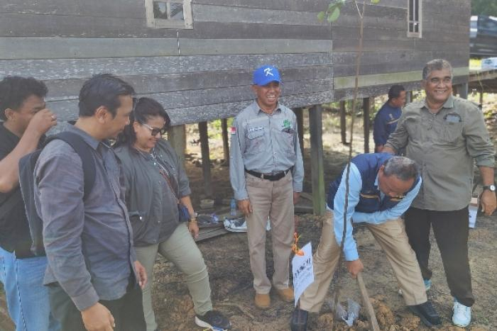 Hutan Dirambah, Unmul dan Otorita IKN Gelar Aksi Penanaman pohon  di Tahura Bukit Soeharto