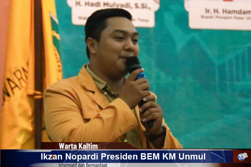 Ikzan Nopardi Presiden BEM KM Unmul