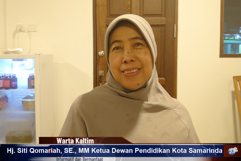 Siti Qomariah Ketua Dewan Pendidikan Kota Samarinda
