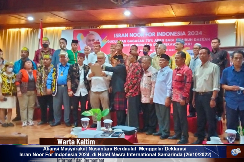 Aliansi Masyarakat Nusantara Berdaulat Menggelar Deklarasi Isran Noor For Indonesia 2024
