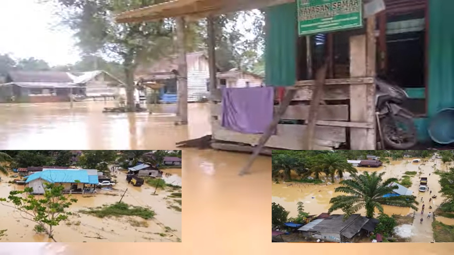 Banjir melanda kawasan ibu kota negara baru tepatnya di Desa Suka Raja, Kecamatan Sepaku, Kabupaten Penajam Paser Utara.