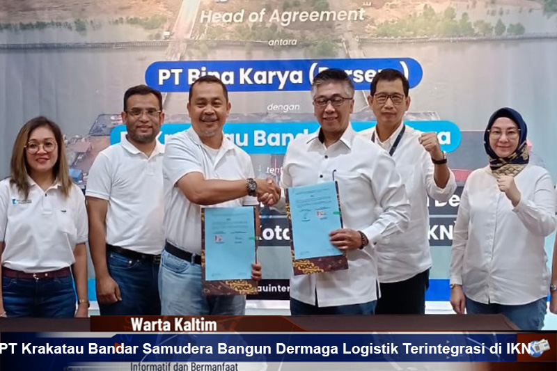 PT Krakatau Bandar Samudera Bangun Dermaga Logistik Terintegrasi di IKN